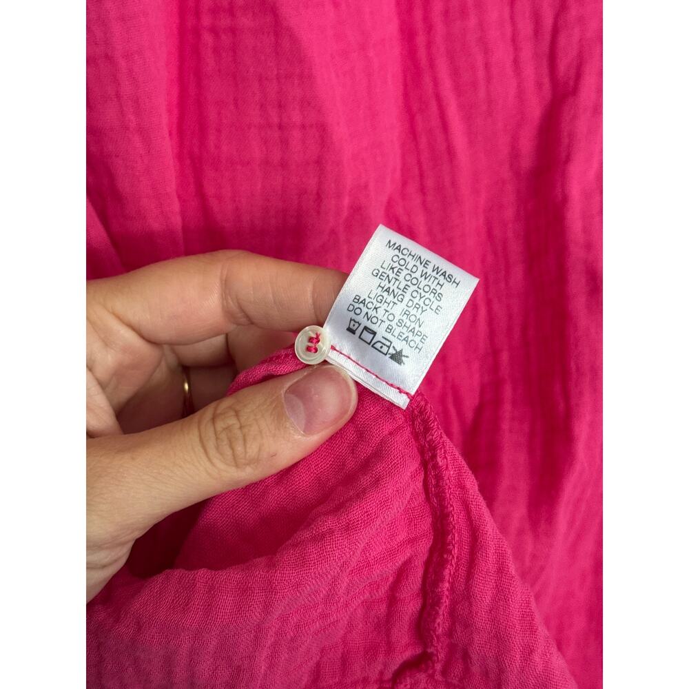 XIRENA Scout Shirt in Pink Sunrise Size Medium - Picture 8 of 9